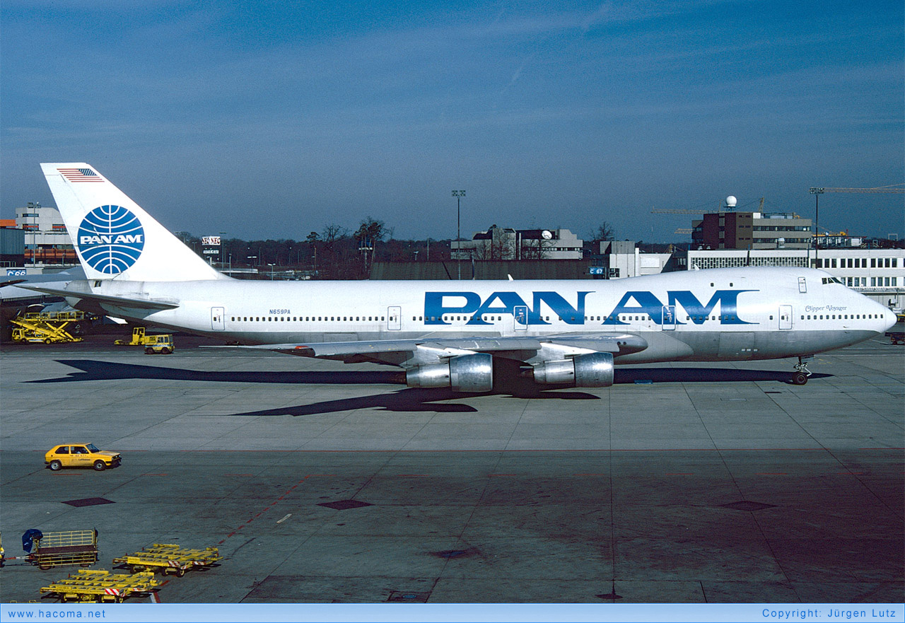 Photo of N659PA - Pan Am Clipper Plymouth Rock  / Romance of the Seas / Plymouth Rock / Voyager - Frankfurt International Airport - 1989