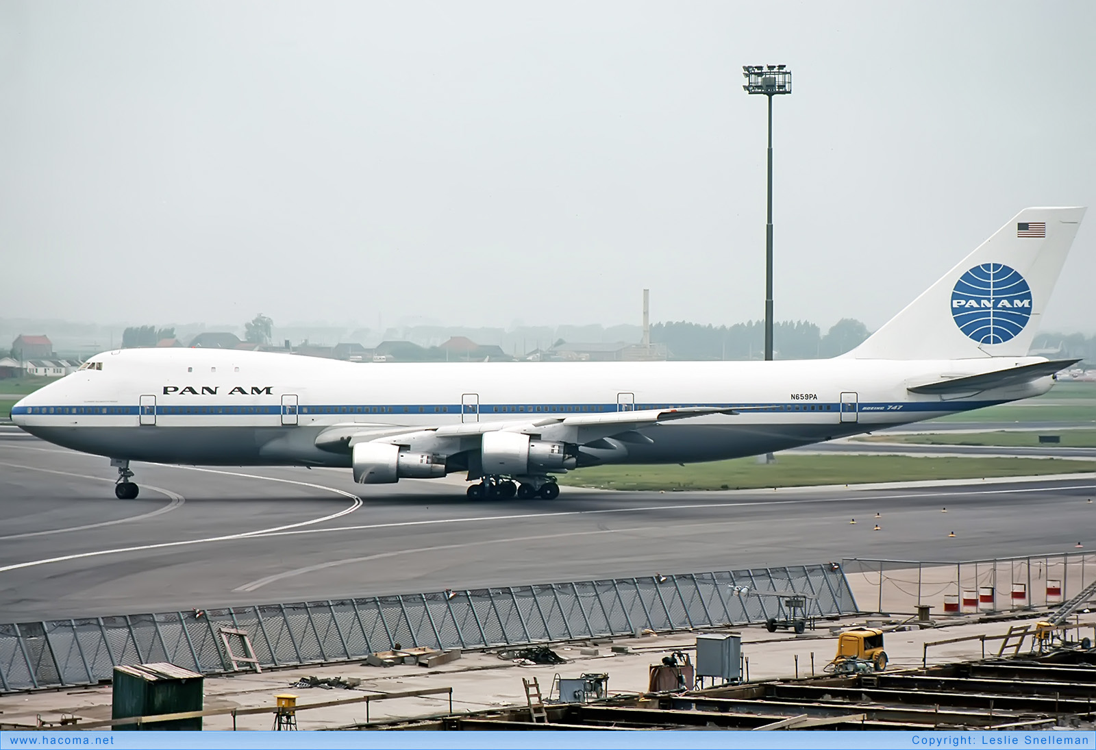 Photo of N659PA - Pan Am Clipper Plymouth Rock  / Romance of the Seas / Plymouth Rock / Voyager - Amsterdam Airport Schiphol - May 30, 1976