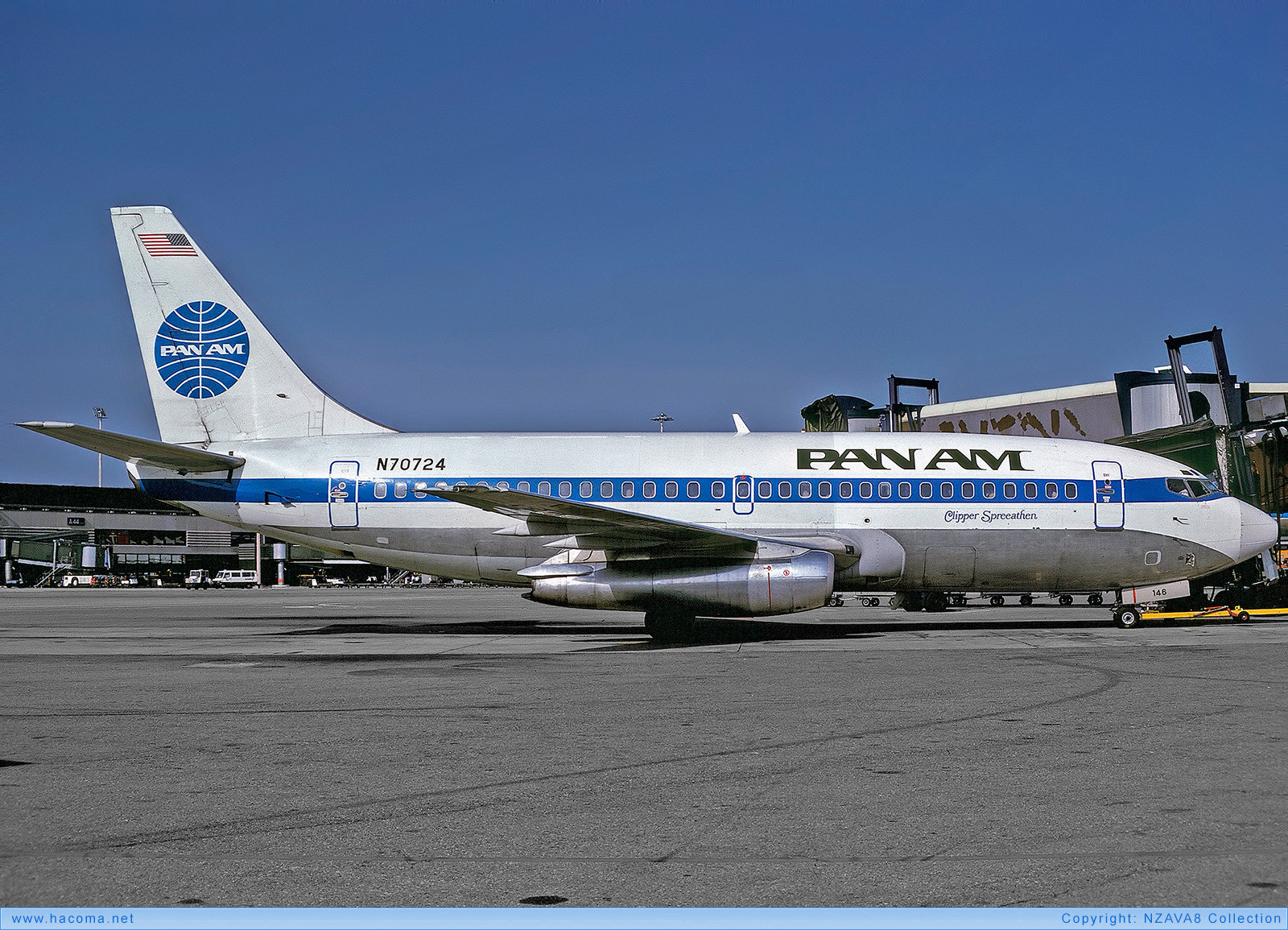 Photo of N70724 - Pan Am Clipper Spreeathen / Georgia - Zurich International Airport - Jul 1986