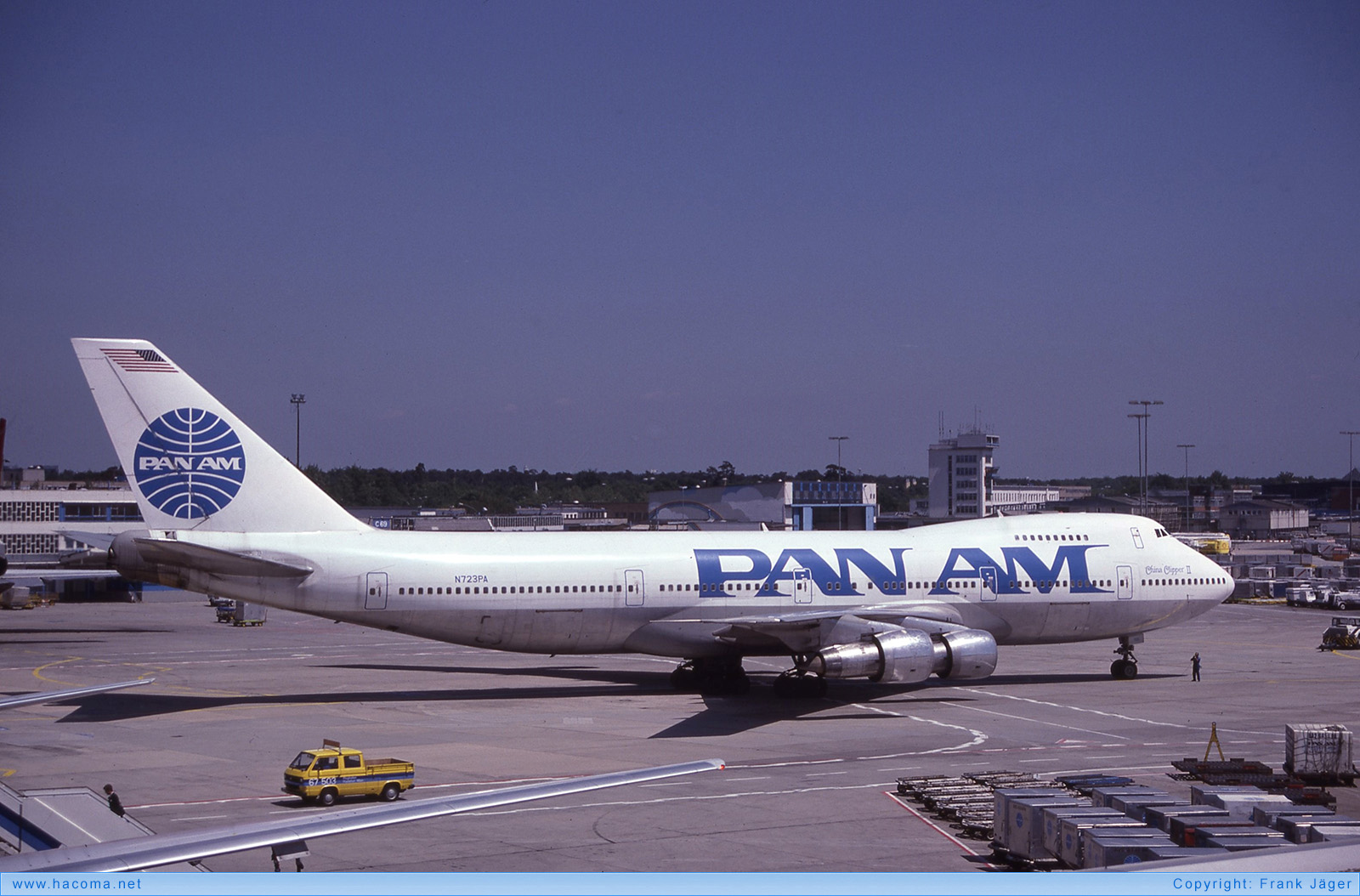 Foto von N723PA - Pan Am Clipper Fleetwing / China Clipper II / Hawaii  - Flughafen Frankfurt am Main - 25.05.1986