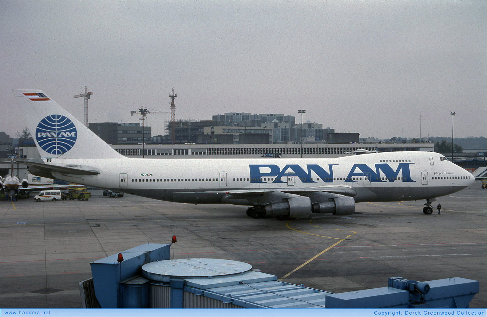 Foto von N724PA - Pan Am Clipper Fairwind - Flughafen Frankfurt am Main - 07.1990
