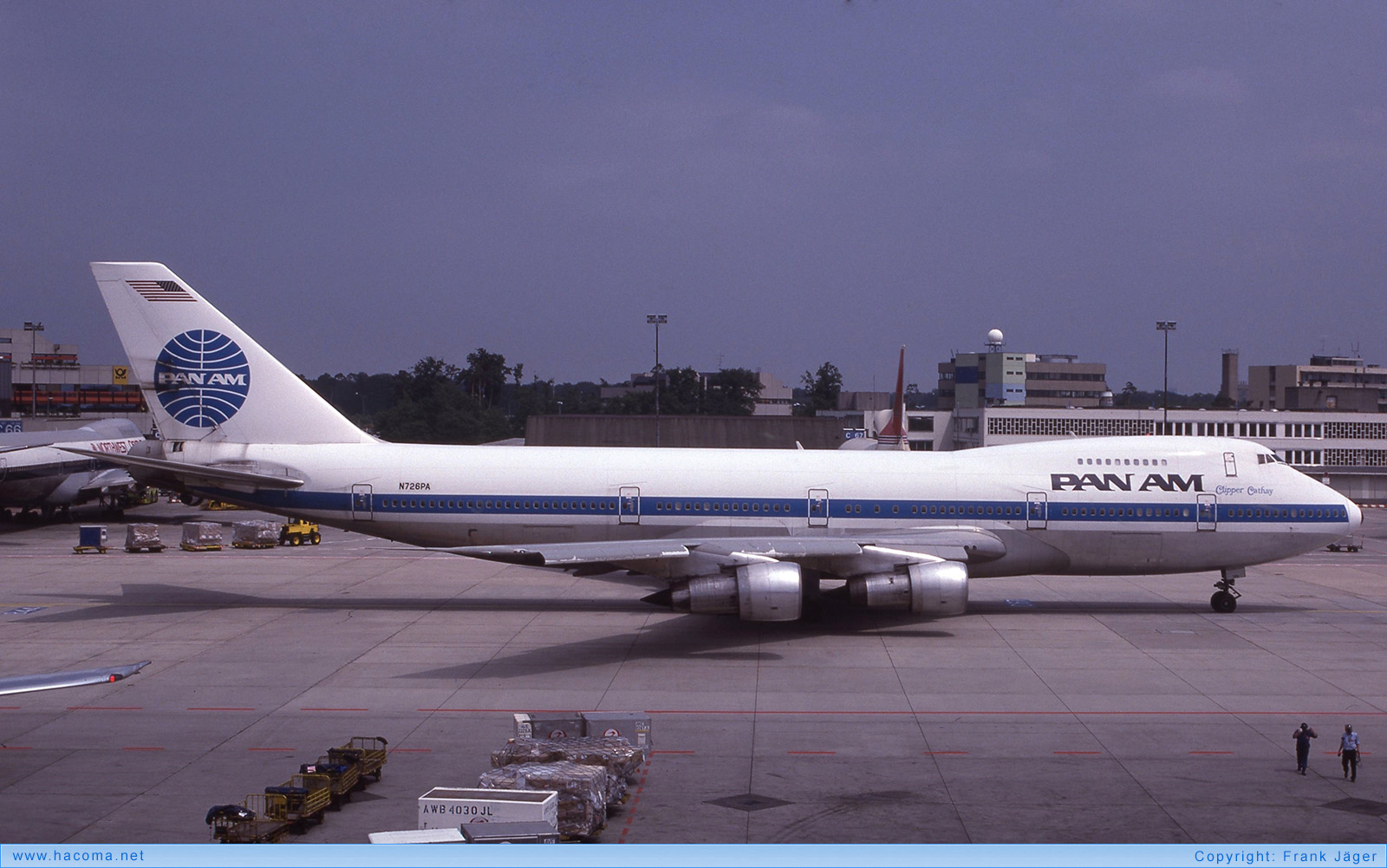 Foto von N726PA - Pan Am Clipper Cathay - Flughafen Frankfurt am Main - 14.06.1986