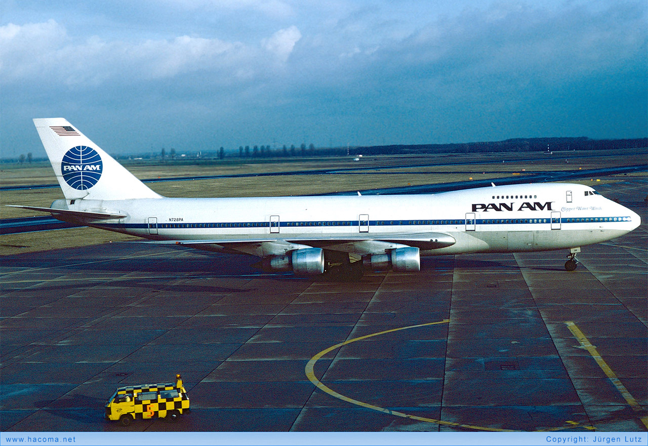 Photo of N728PA - Pan Am Clipper Water Witch - Dusseldorf Airport - 1984