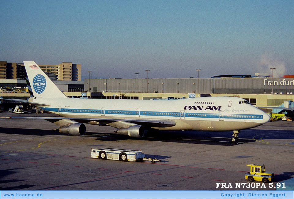 Foto von N730PA - Pan Am Clipper Gem of the Ocean / Sao Paulo - Flughafen Frankfurt am Main - 05.1991
