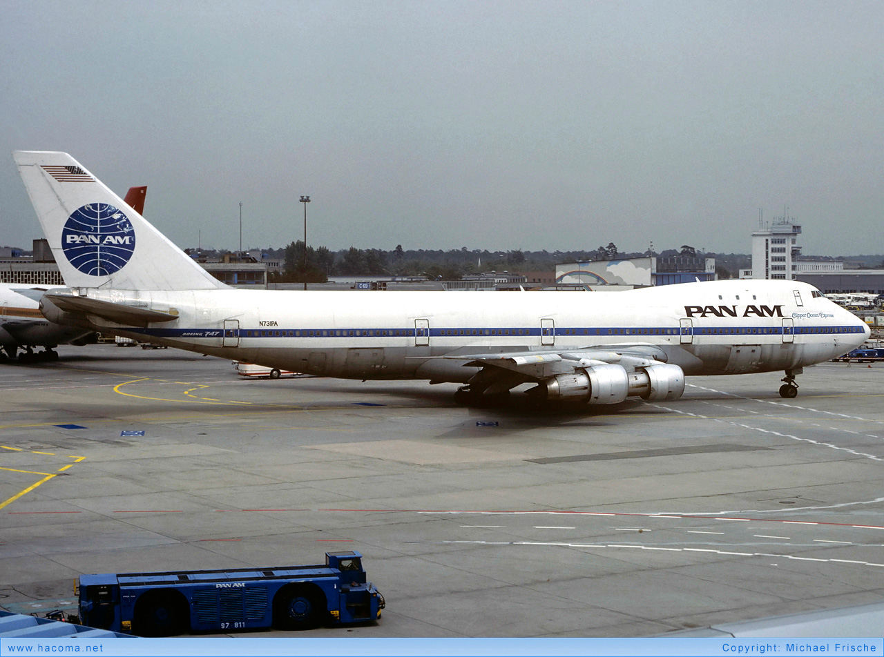 Photo of N731PA - Pan Am Clipper Bostonian / Ocean Express - Frankfurt International Airport - May 21, 1983