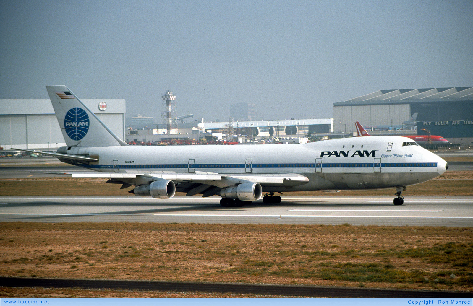 Photo of N734PA - Pan Am Clipper Flying Cloud / Champion of the Seas - Los Angeles International Airport - Apr 1977