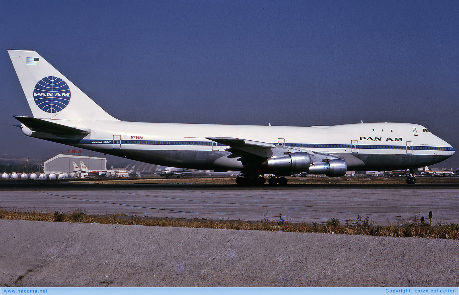 Photo of N736PA - Pan Am Clipper Mayflower / Young America / Victor - San Francisco International Airport