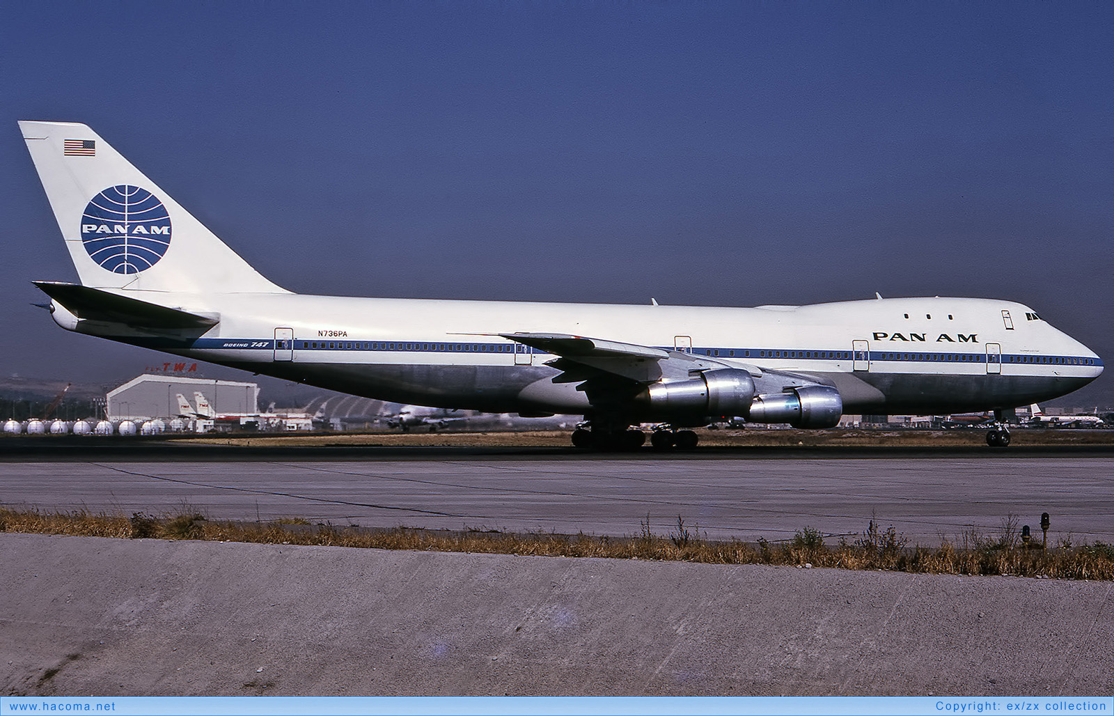 Foto von N736PA - Pan Am Clipper Mayflower / Young America / Victor - San Francisco International Airport