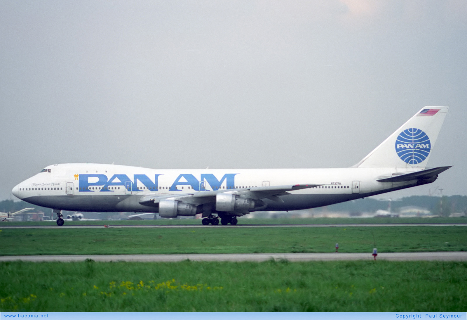 Foto von N737PA - Pan Am Clipper Red Jacket / Ocean Herald - Flughafen Moskau-Scheremetjewo - 18.05.1991