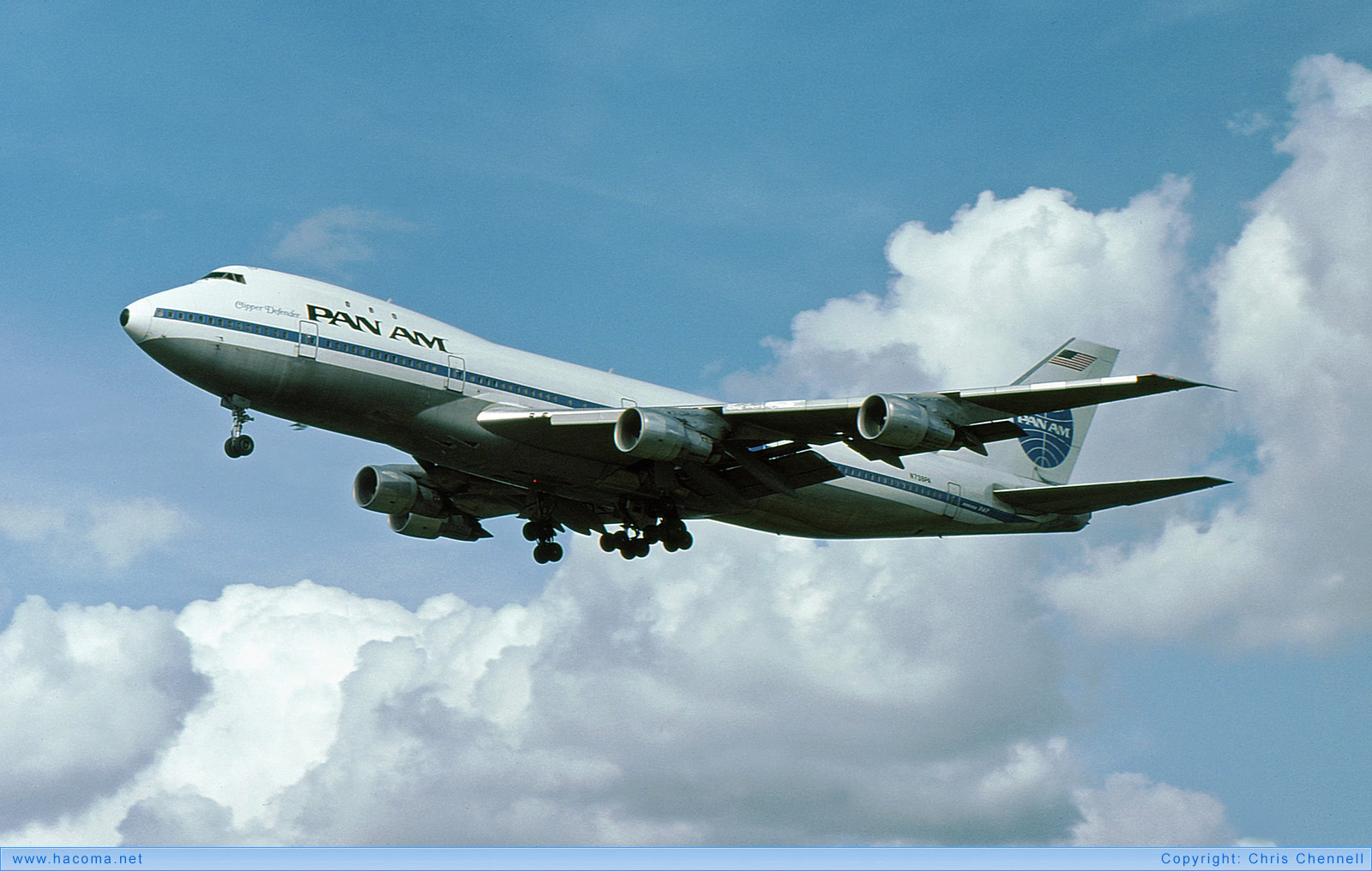 Foto von N738PA - Pan Am Clipper Defender / Belle of the Sea - London Heathrow Airport - 26.08.1977