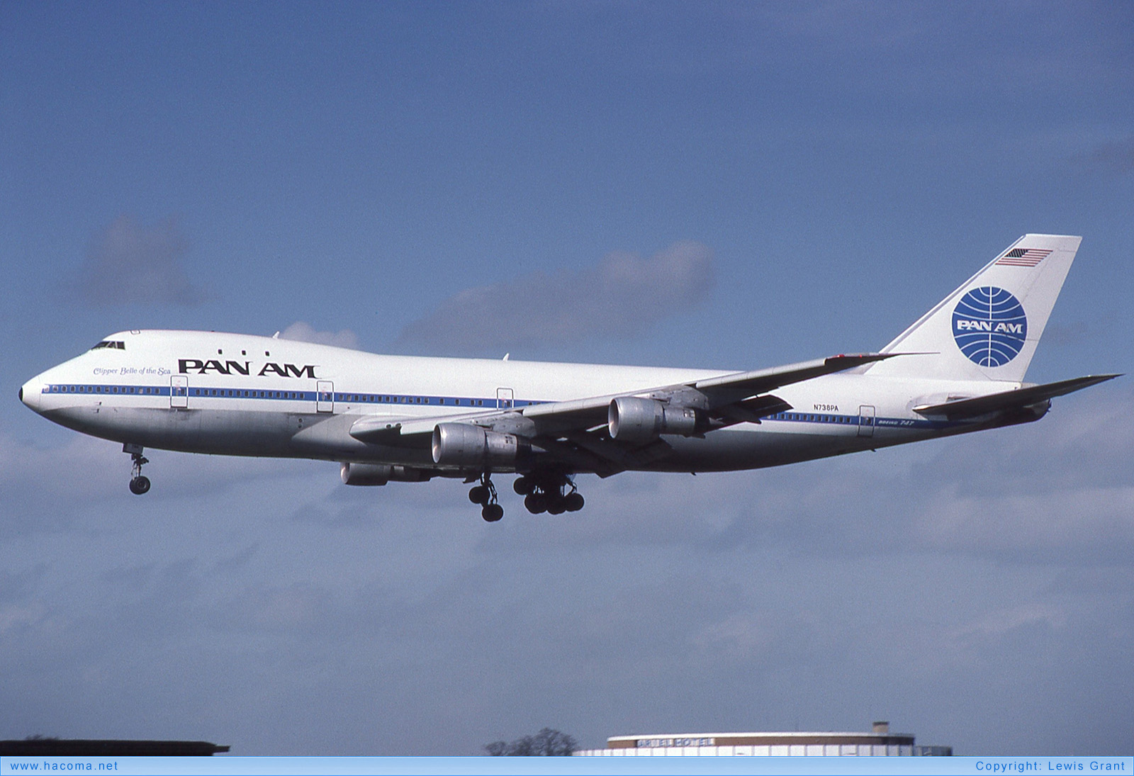 Foto von N738PA - Pan Am Clipper Defender / Belle of the Sea - London Heathrow Airport - 28.03.1981