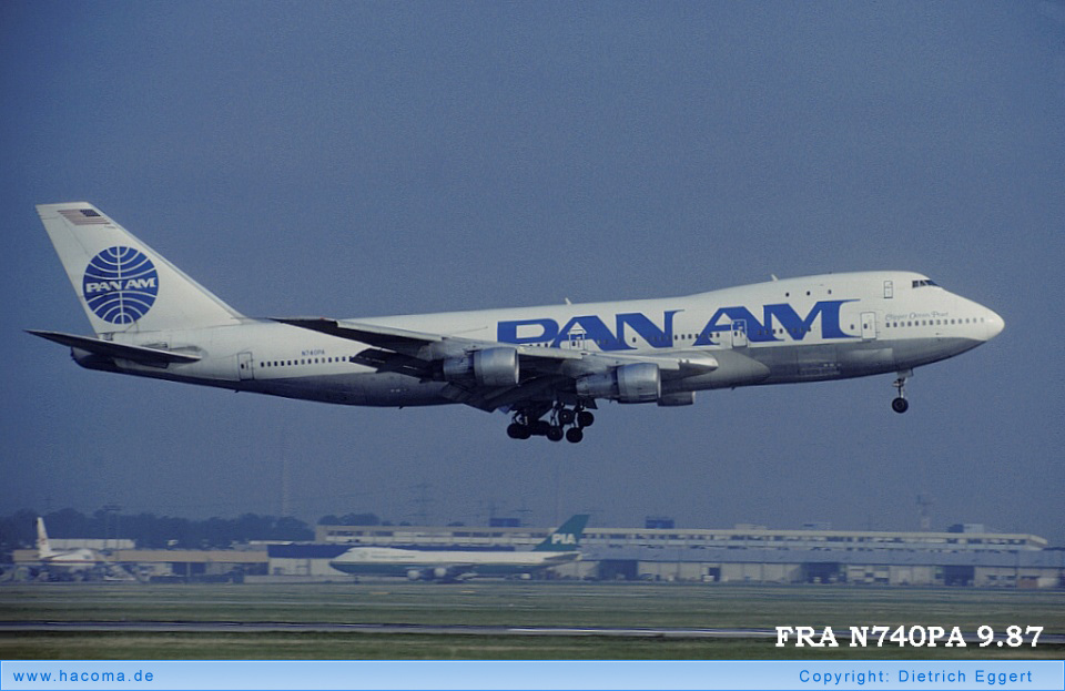 Photo of N740PA - Pan Am Clipper Rival / Ocean Pearl - Frankfurt International Airport - Sep 1987