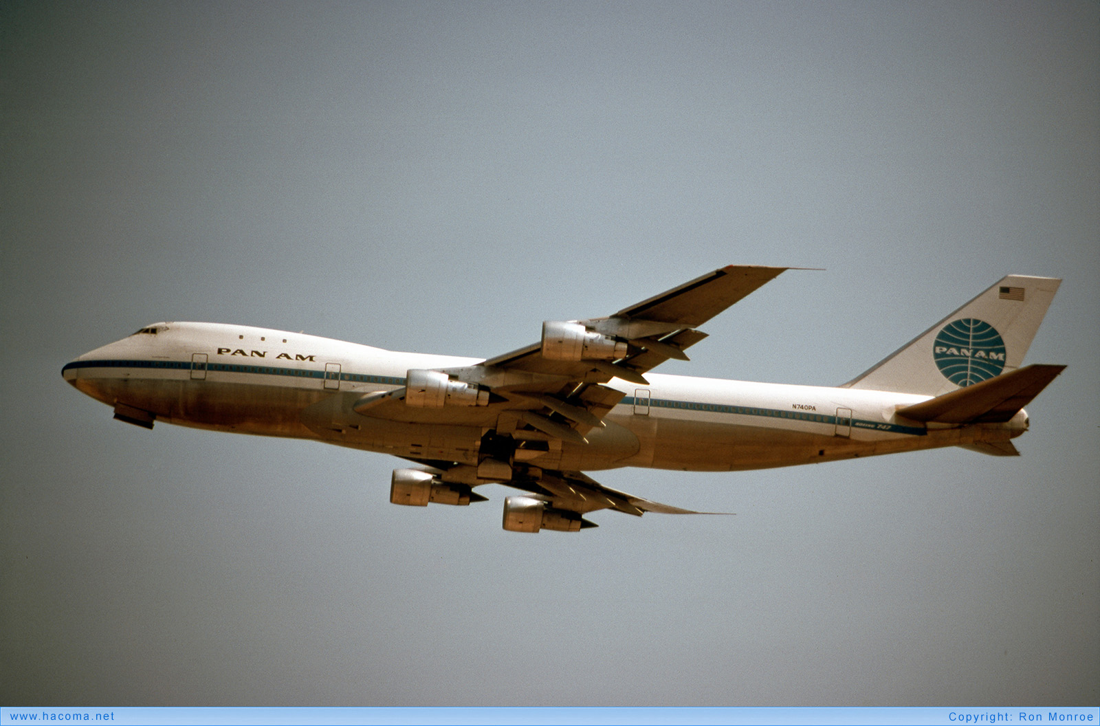 Photo of N740PA - Pan Am Clipper Rival / Ocean Pearl - Los Angeles International Airport - Jun 1976
