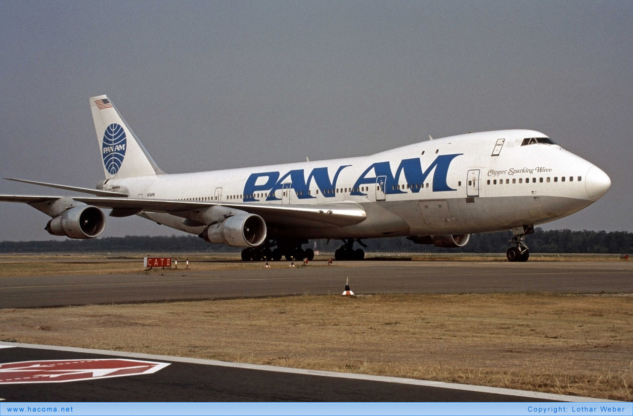 Photo of N741PA - Pan Am Clipper Kit Carson / Sparking Wave / Special Olympian - Berlin-Tegel Airport - Aug 5, 1990