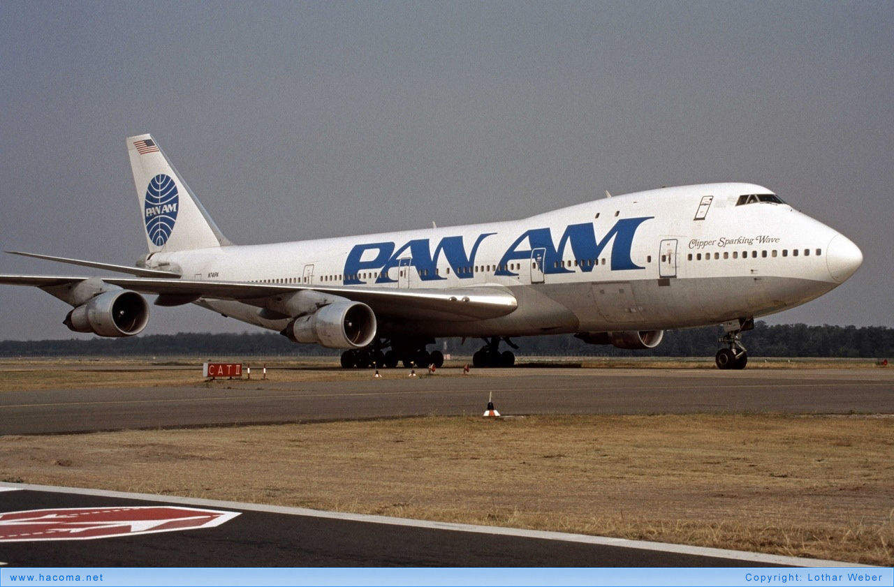 Foto von N741PA - Pan Am Clipper Kit Carson / Sparking Wave / Special Olympian - Flughafen Berlin-Tegel - 05.08.1990