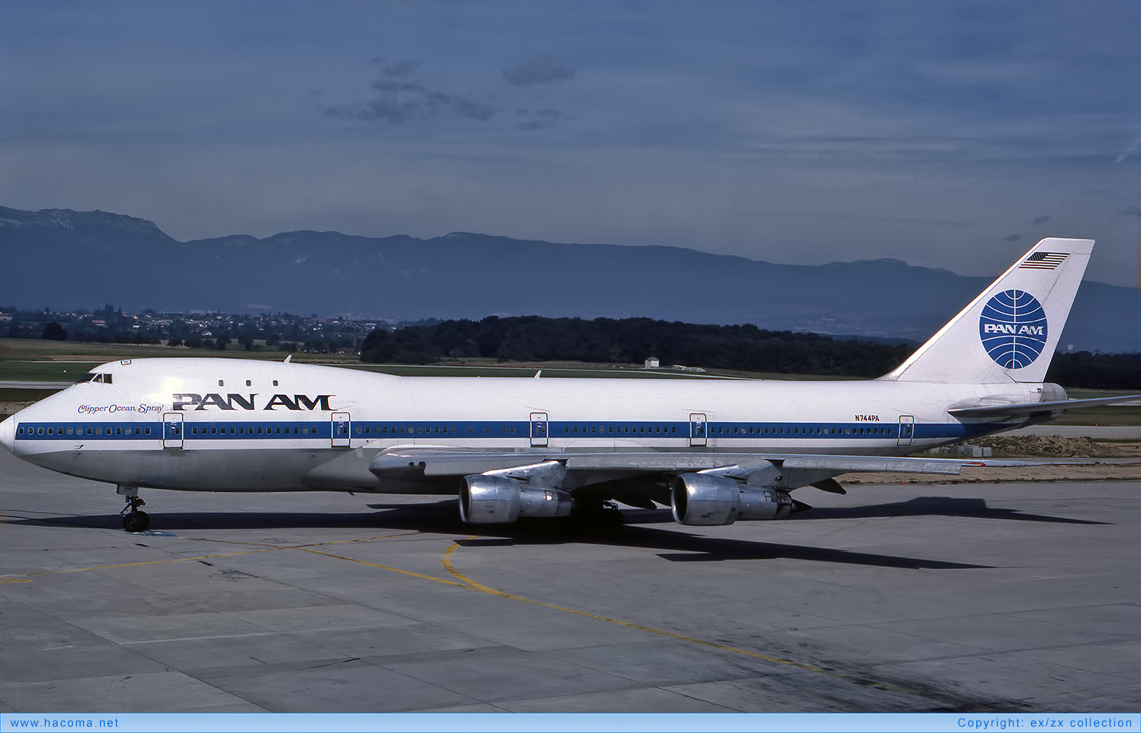 Foto von N744PA - Pan Am Clipper Star of the Union / Ocean Spray - Flughafen Zürich