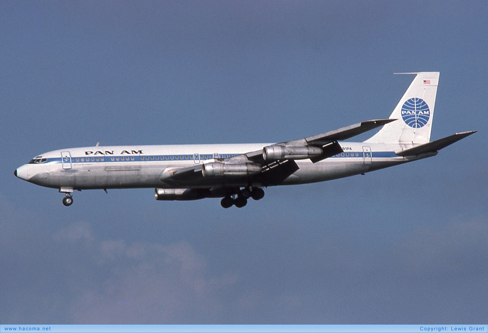 Foto von N791PA - Pan Am Clipper Fidelity - London Heathrow Airport - 02.11.1975