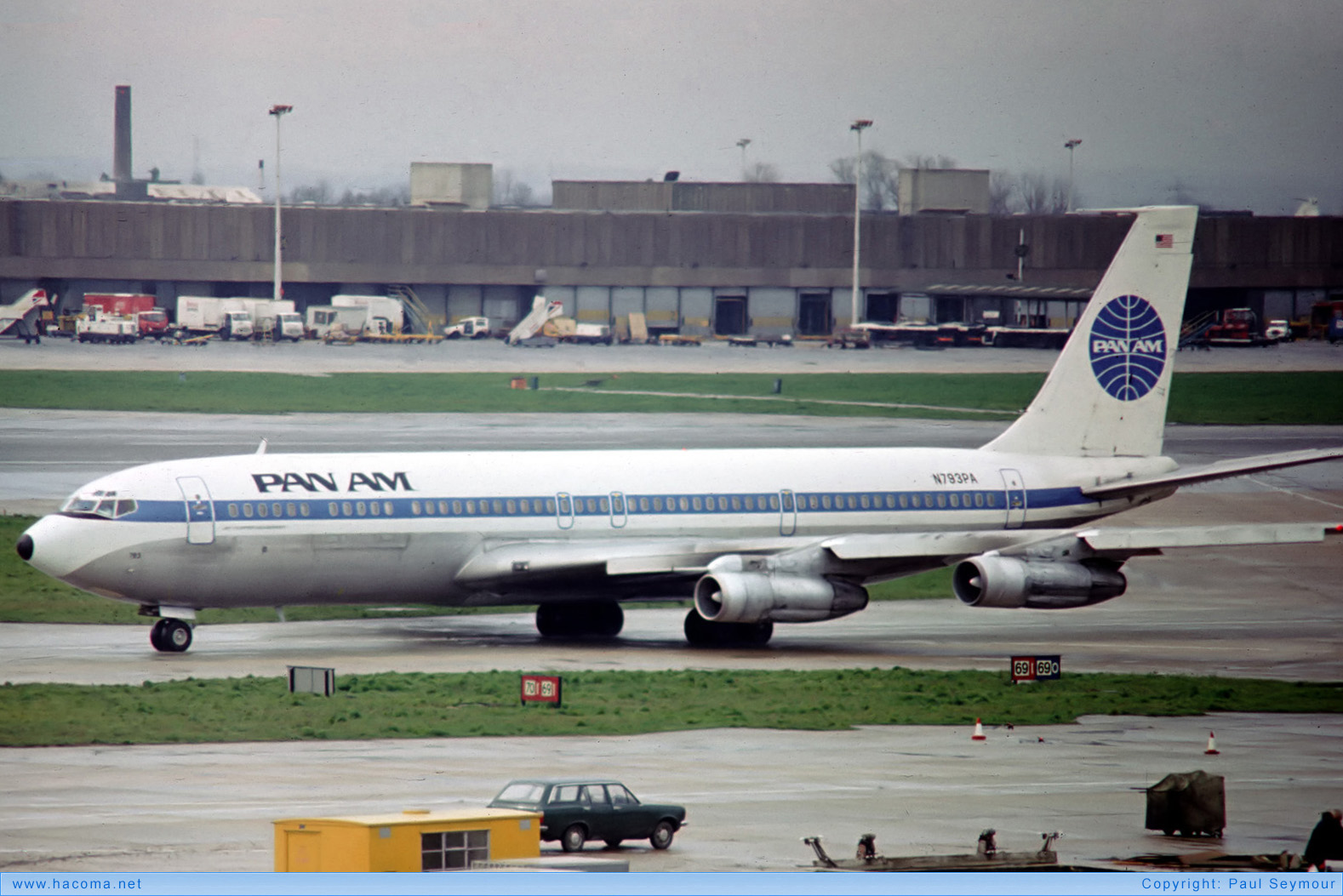 Foto von N793PA - Pan Am Clipper Messenger - London Heathrow Airport - 02.04.1977