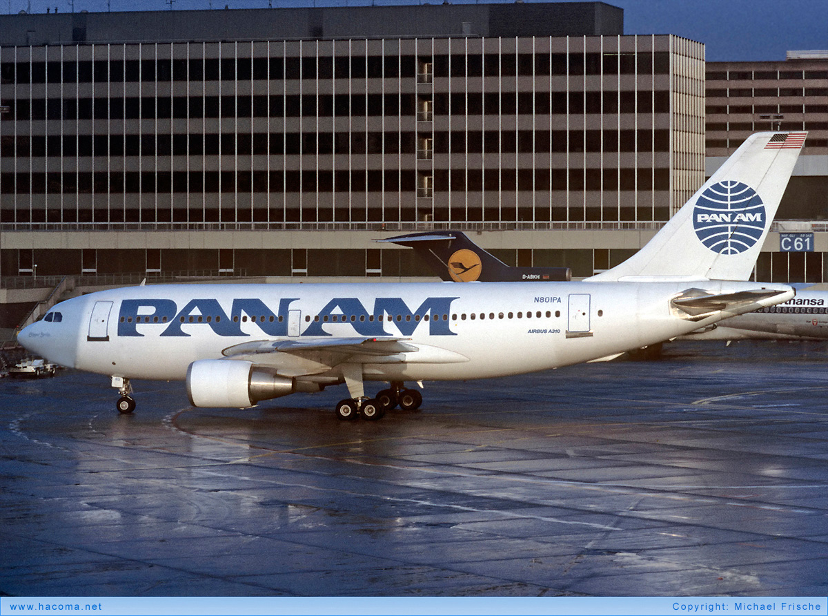 Photo of N801PA - Pan Am Clipper Berlin - Frankfurt International Airport - Mar 1985