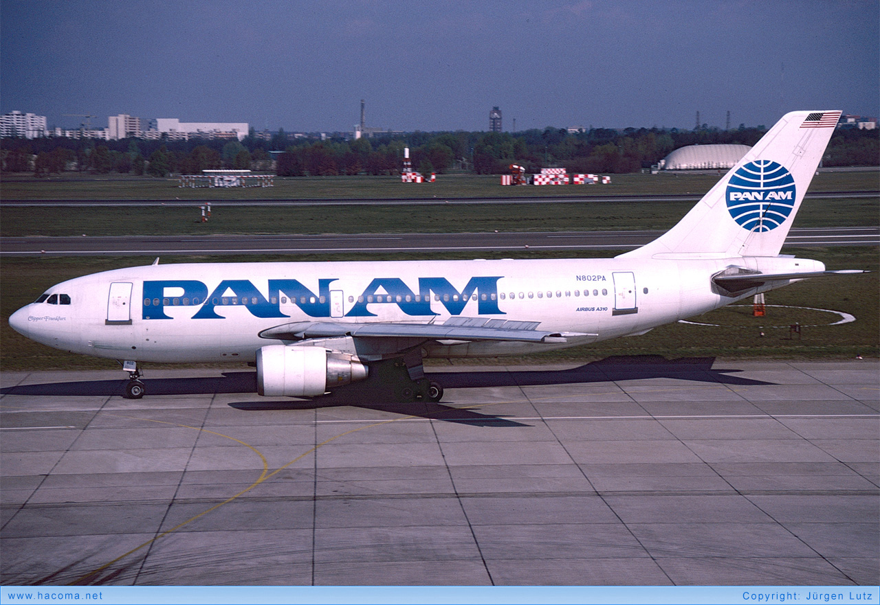Photo of N802PA - Pan Am Clipper Frankfurt - Berlin-Tegel Airport - 1988