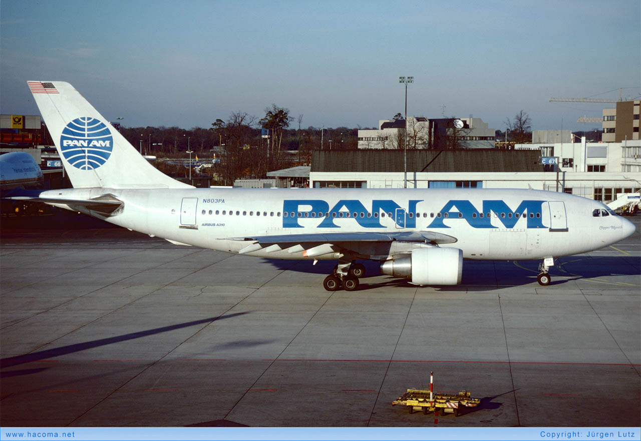 Photo of N803PA - Pan Am Clipper Munich - Frankfurt International Airport - 1985
