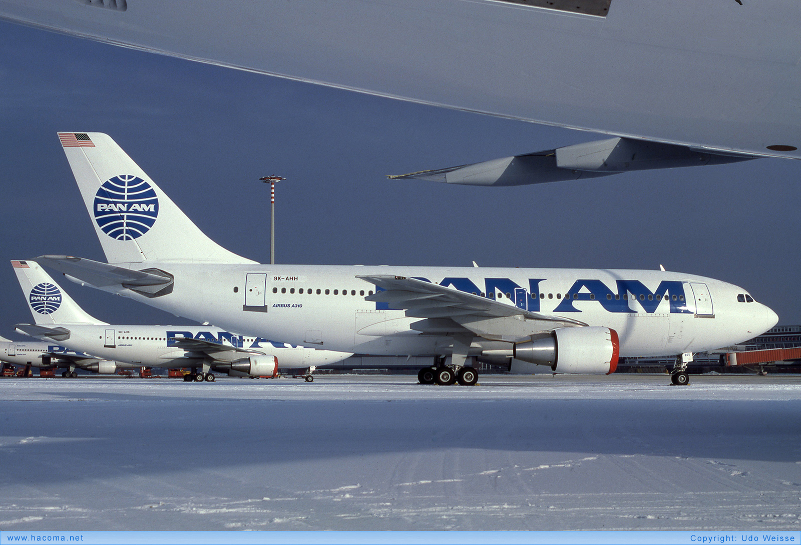 Photo of N805PA - Pan Am Clipper Miles Standish - Hamburg Airport - Jan 1986