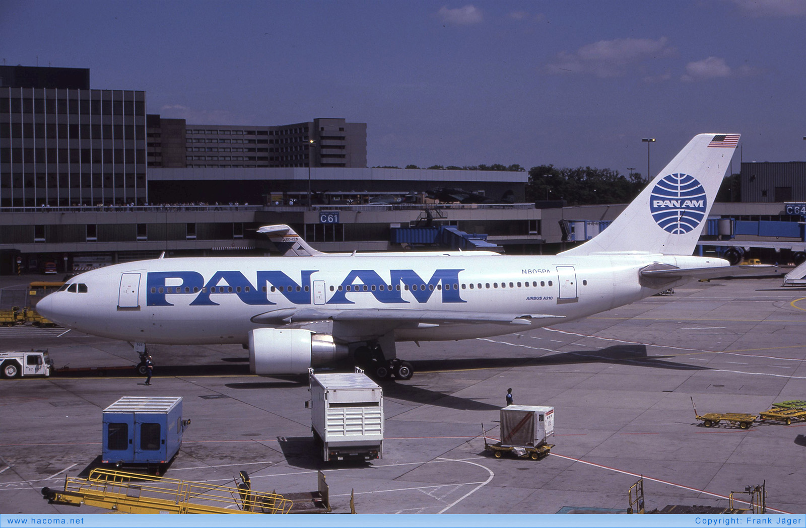 Foto von N805PA - Pan Am Clipper Miles Standish - Flughafen Frankfurt am Main - 25.05.1986