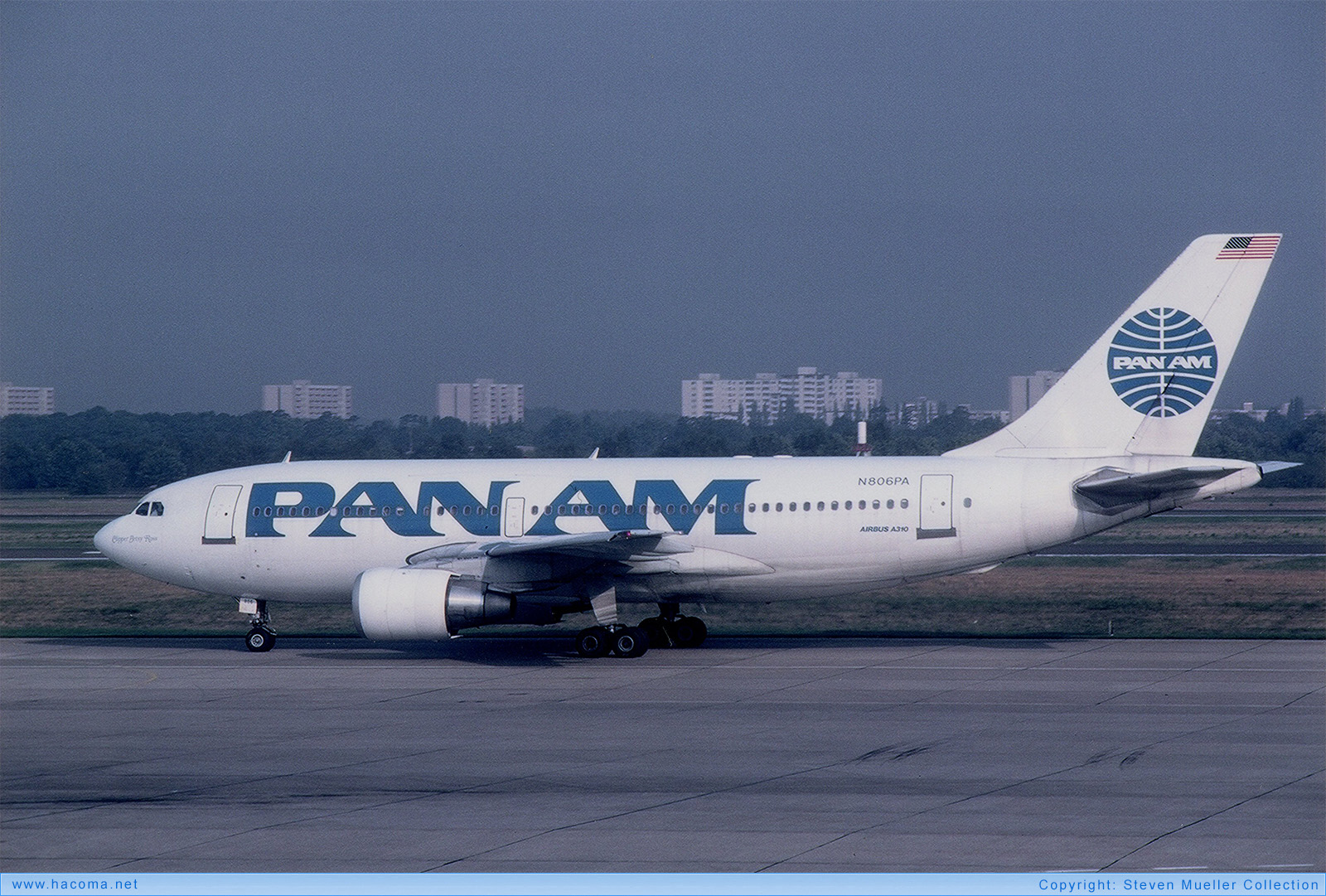 Photo of N806PA - Pan Am Clipper Jesse Owens / Betsy Ross - Berlin-Tegel Airport