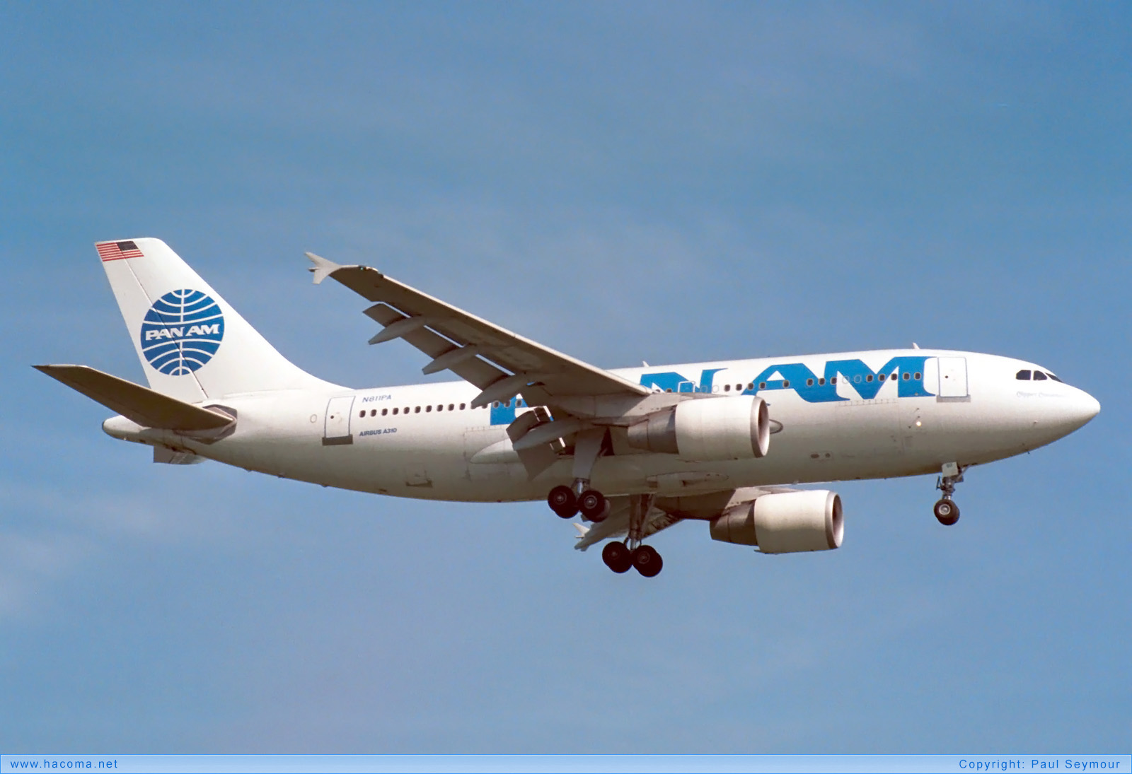 Photo of N811PA - Pan Am Clipper Constitution - London Heathrow Airport - May 6, 1989