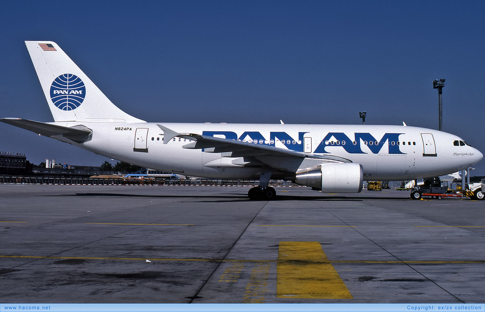 Photo of N824PA - Pan Am Clipper Golden Rule - Frankfurt International Airport