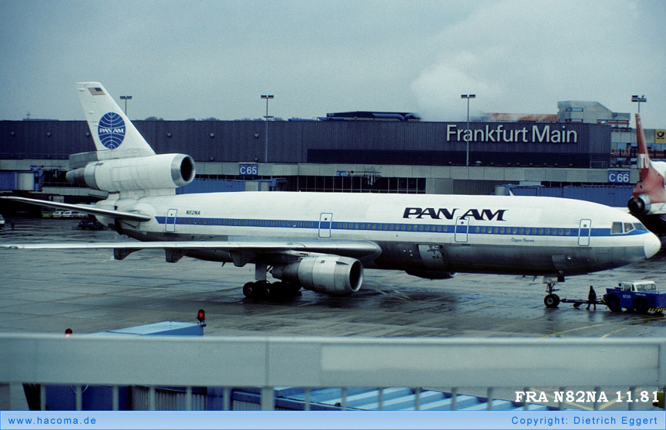 Foto von N82NA - Pan Am Clipper Aurora - Flughafen Frankfurt am Main - 11.1981
