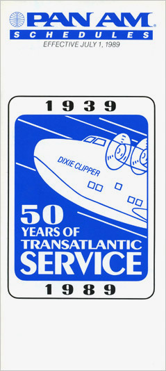 Pan Am Timetable Apr 29, 1979