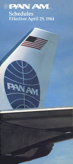 Pan Am Timetable Germany Jan, 15, 1962