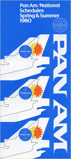 Pan Am Timetable Apr 27, 1980