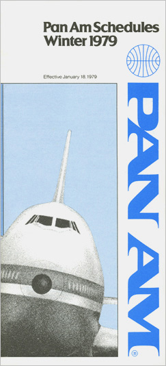 Pan Am Timetable Jan, 18, 1979