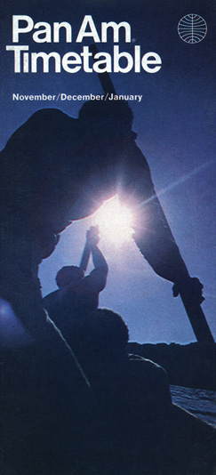 Pan Am Timetable Oct 31, 1971