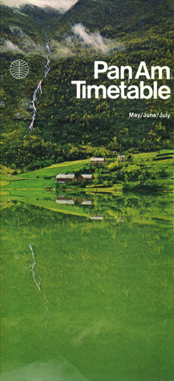 Pan Am Timetable Apr 30, 1972