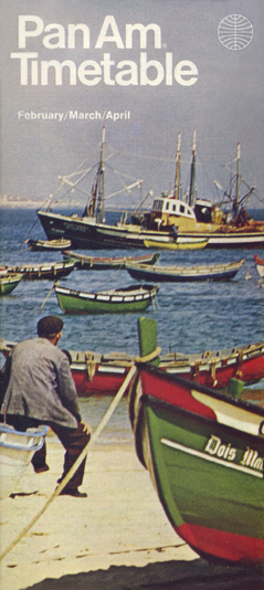 Pan Am Timetable Feb 1, 1972