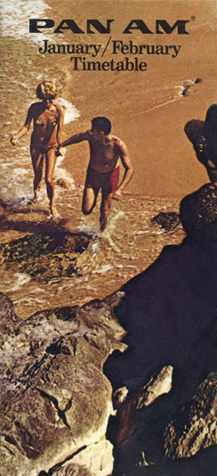 Pan Am Timetable Jan 1, 1971