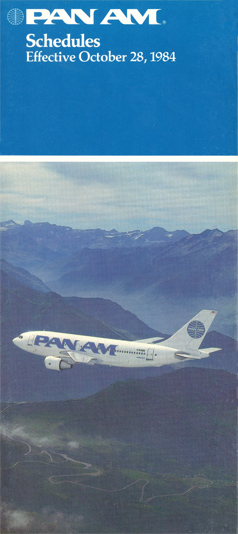 Pan Am Timetable Feb, 15, 1980